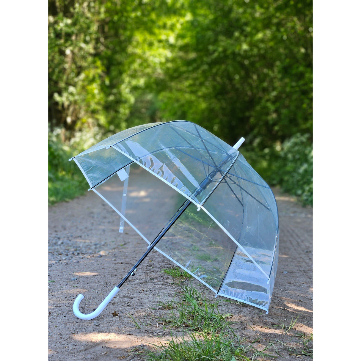 Umbrella bell umbrella umbrella rain bell shape round clear transparent Ø 85 cm