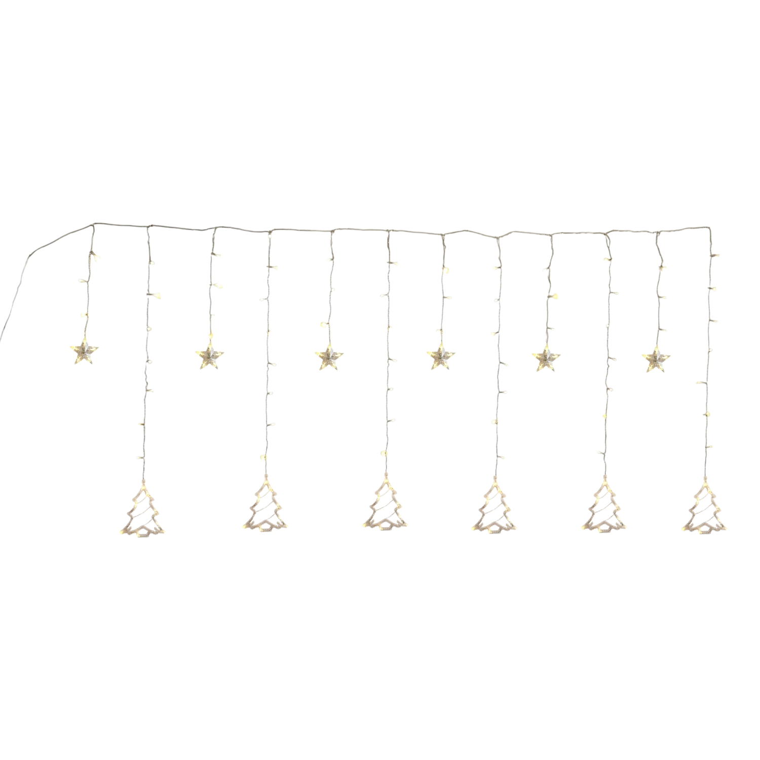 Fairy lights Christmas decoration Christmas tree star 138 LED indoor outdoor star curtain