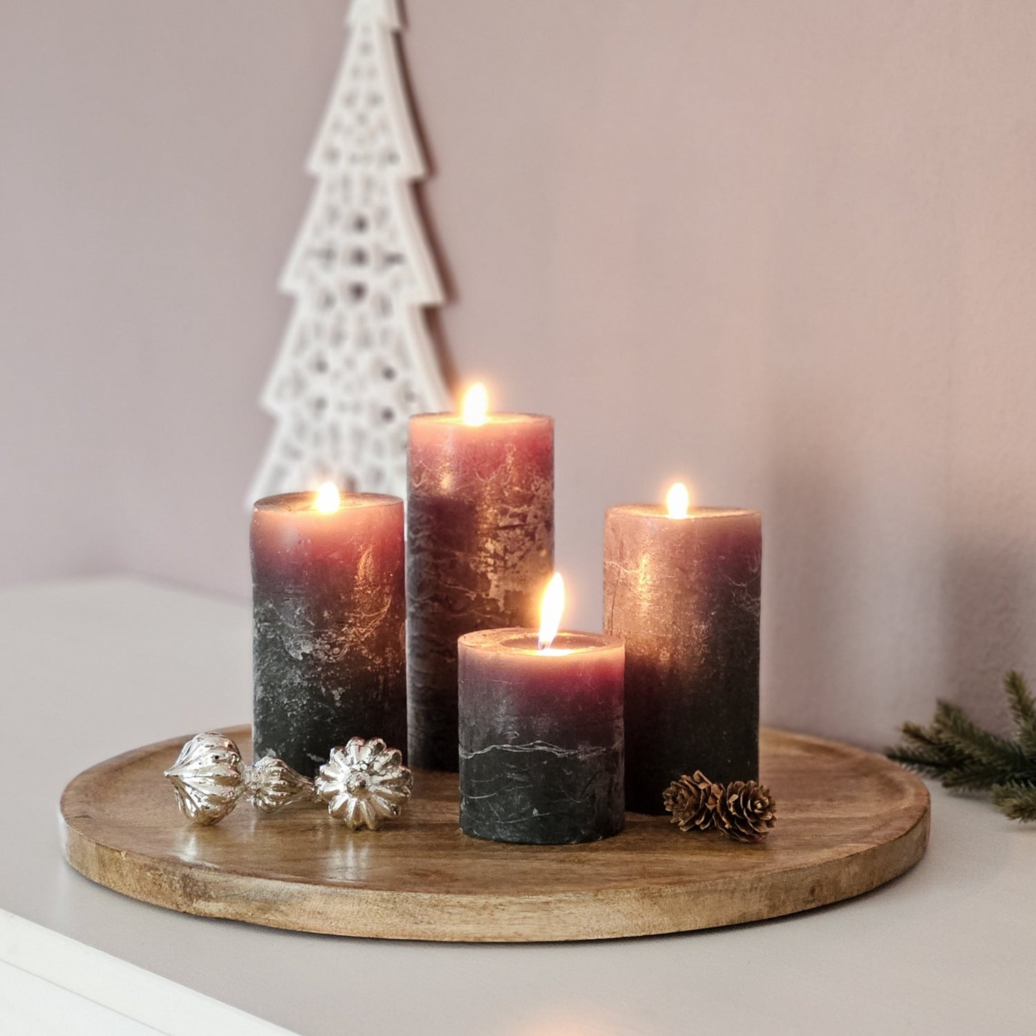 Teller Holzteller Mango Dekoteller Tischdeko Mangoholz Deko Schale Holz Ø 38 cm