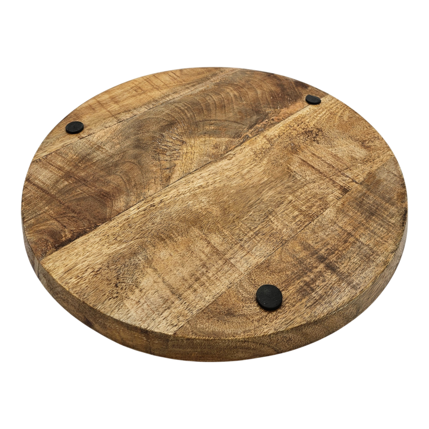 Teller Holzteller Mango Dekoteller Tischdeko Mangoholz Deko Schale Holz Ø 38 cm