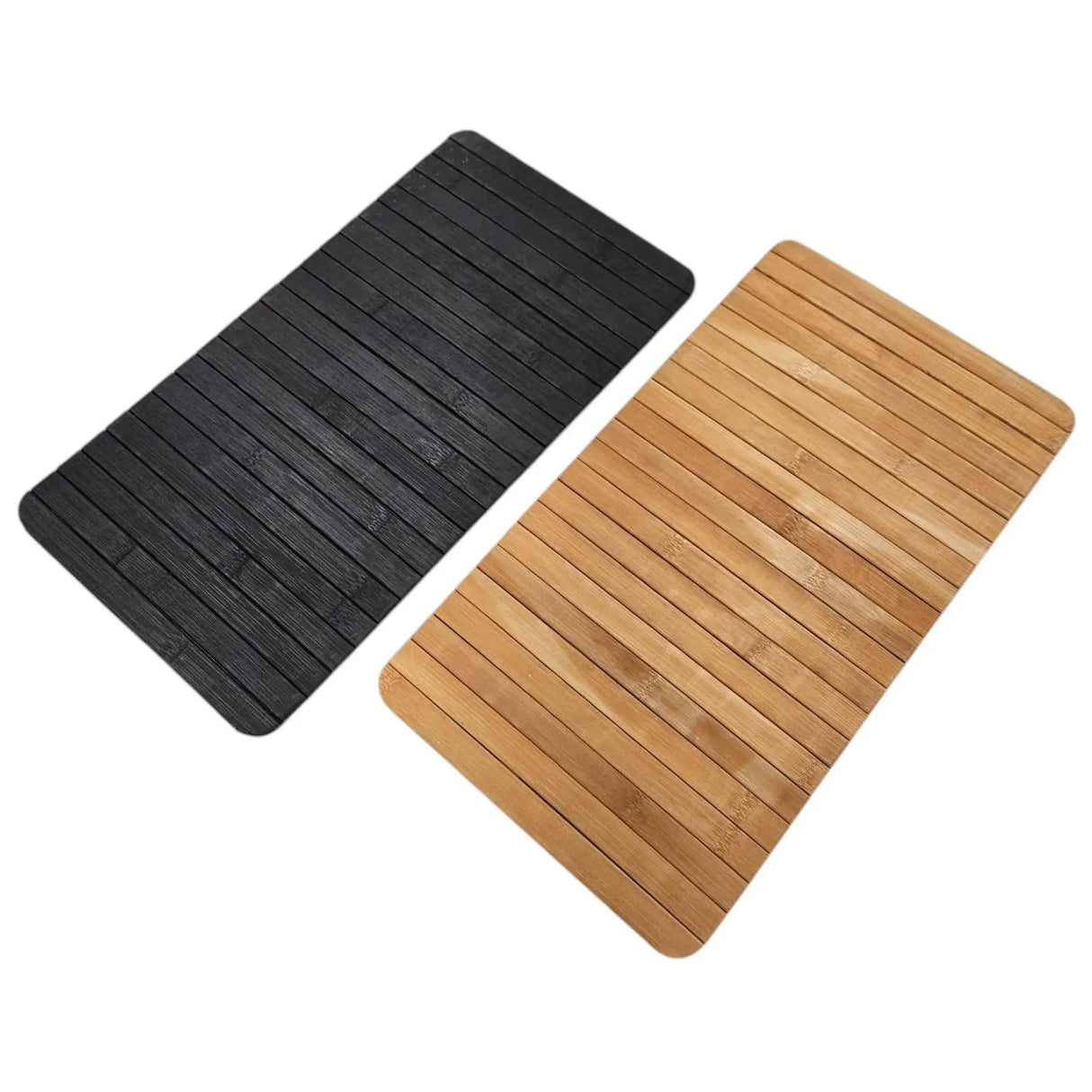 Sofatablett flexibel Bambustablett Bambus Natur anthrazit Armlehnen Schoner - Serviertablett