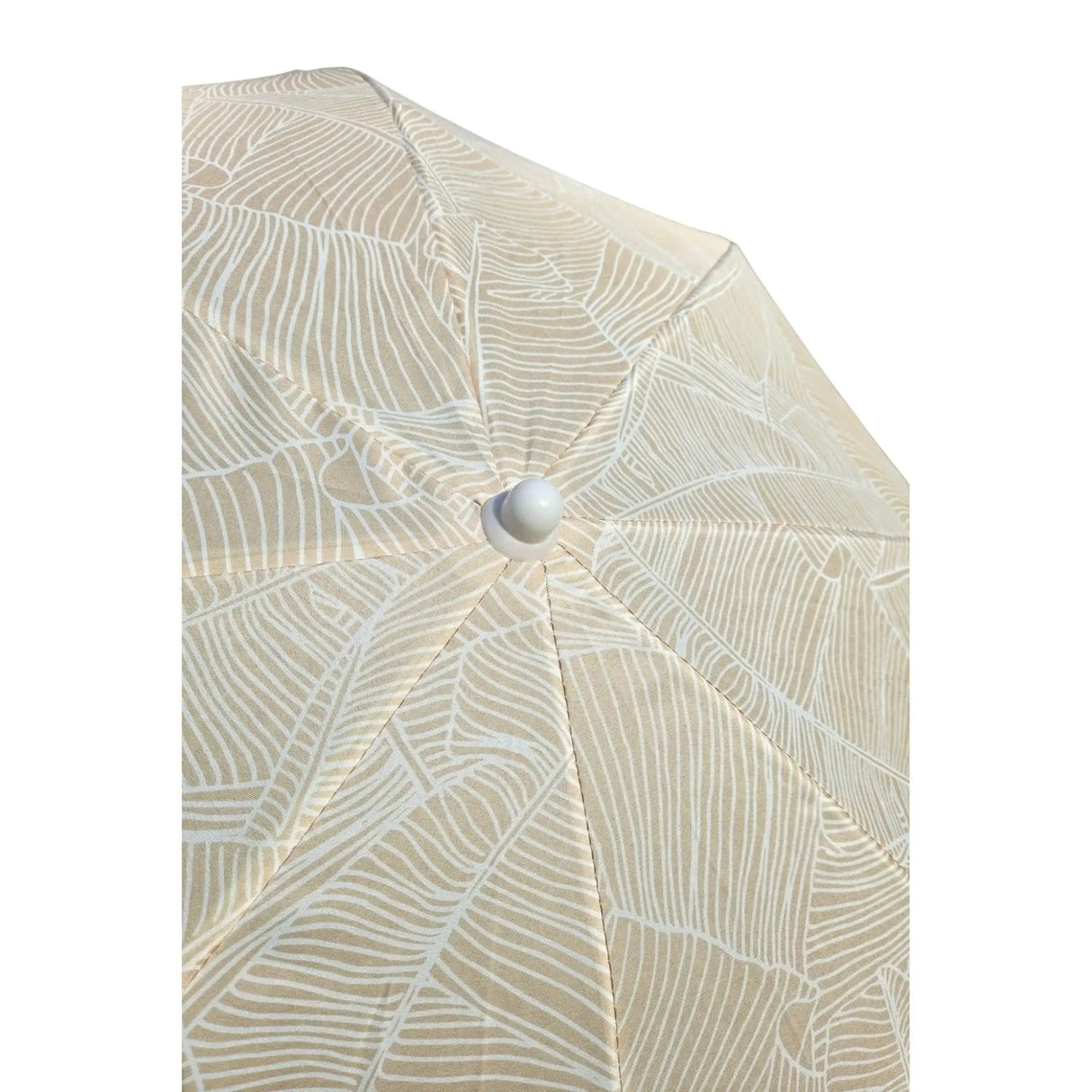 Sonnenschirm Strandschirm Balkonschirm grün creme braun 160 cm UV Schutz 30+ - Sonnenschirm