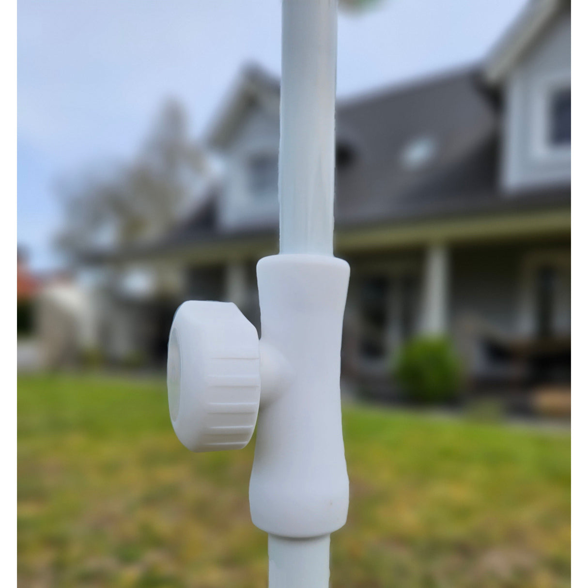 Parasol beach umbrella balcony umbrella UV protection 50+ blue yellow 155 cm colorful