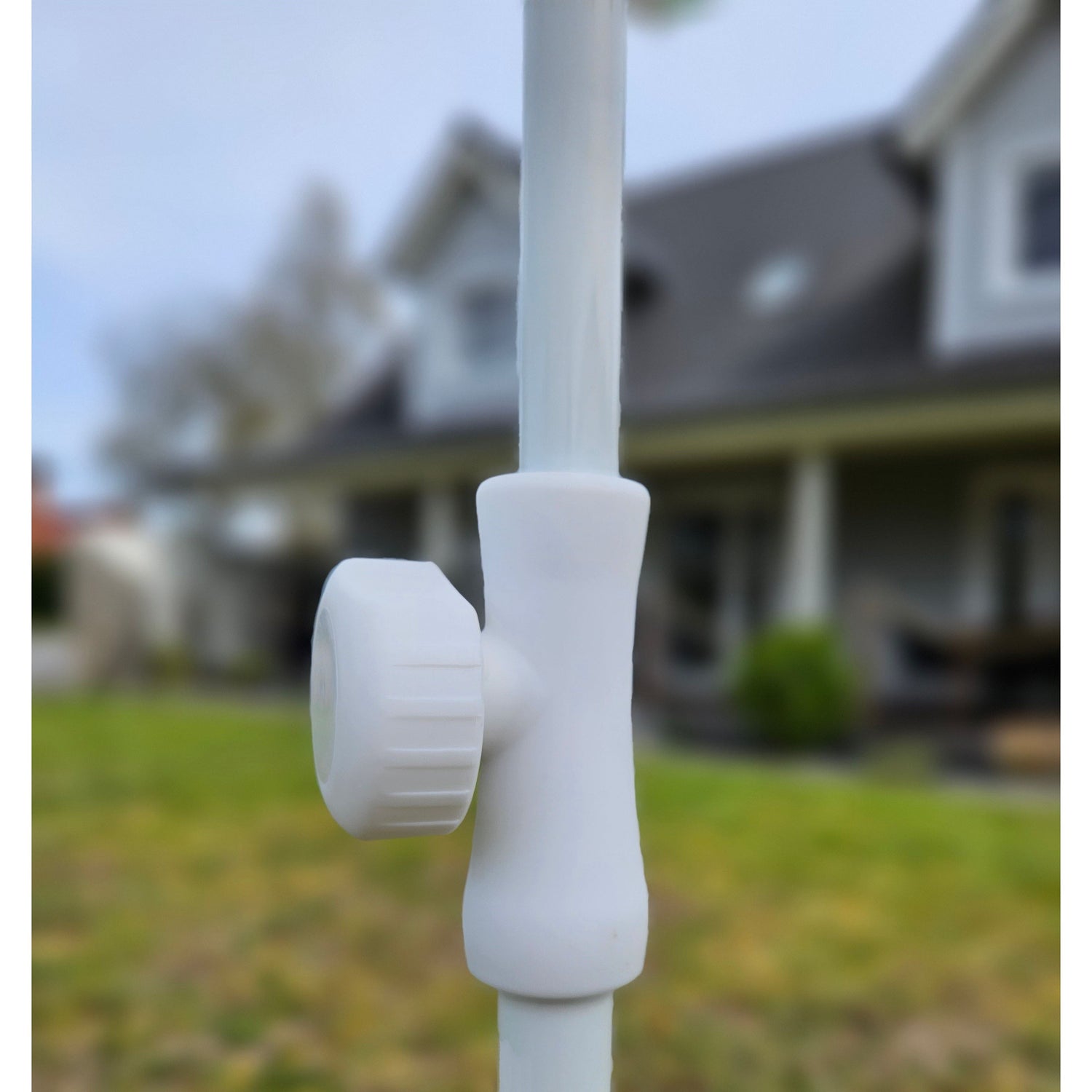 Parasol beach umbrella balcony umbrella UV protection 50+ blue yellow 155 cm colorful