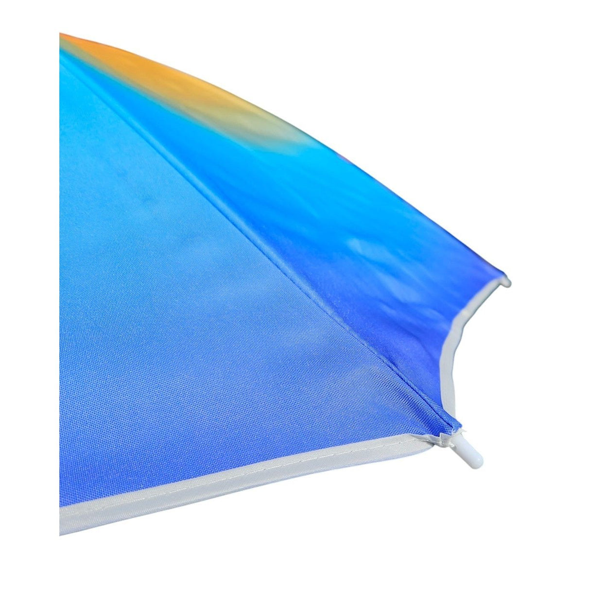 Parasol beach umbrella balcony umbrella UV protection 50+ blue yellow 155 cm colorful