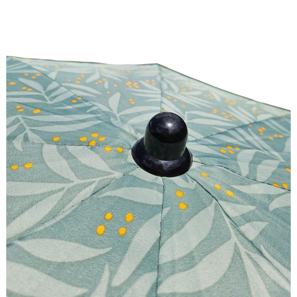 Parasol beach umbrella UV protection with bag fringes green Ø 170 cm