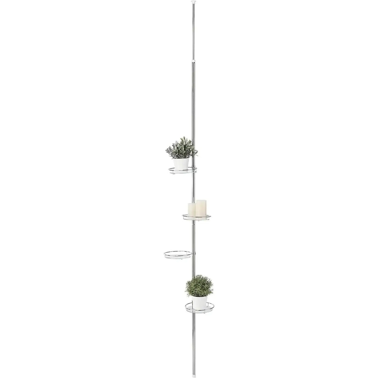 Teleskop-Blumenregal 175-275 cm Pflanztreppe Blumentreppe Regal Pflanzenregal - Teleskop-Blumenregal