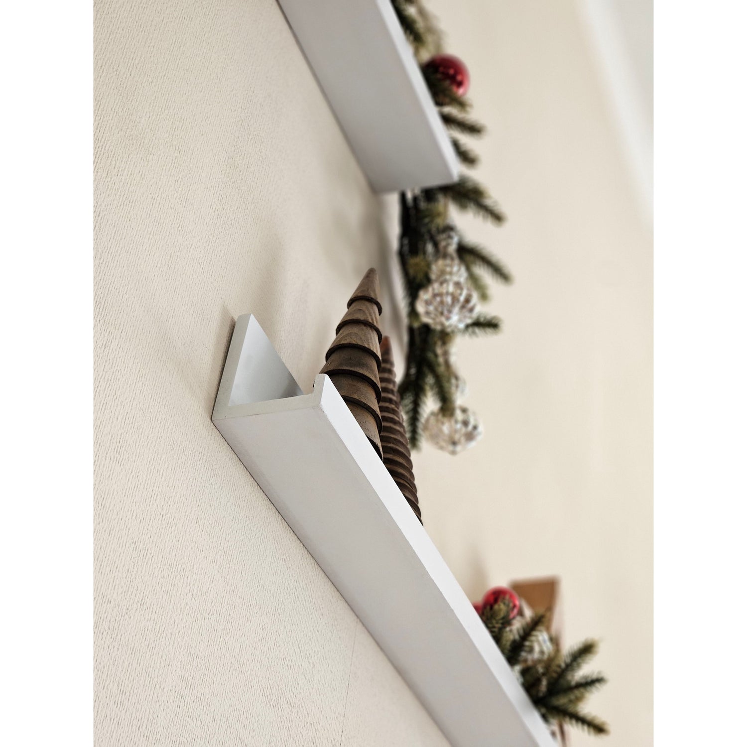 Photo ledge picture ledge floating shelf wooden shelf wall shelf shelves wall board white 58cm
