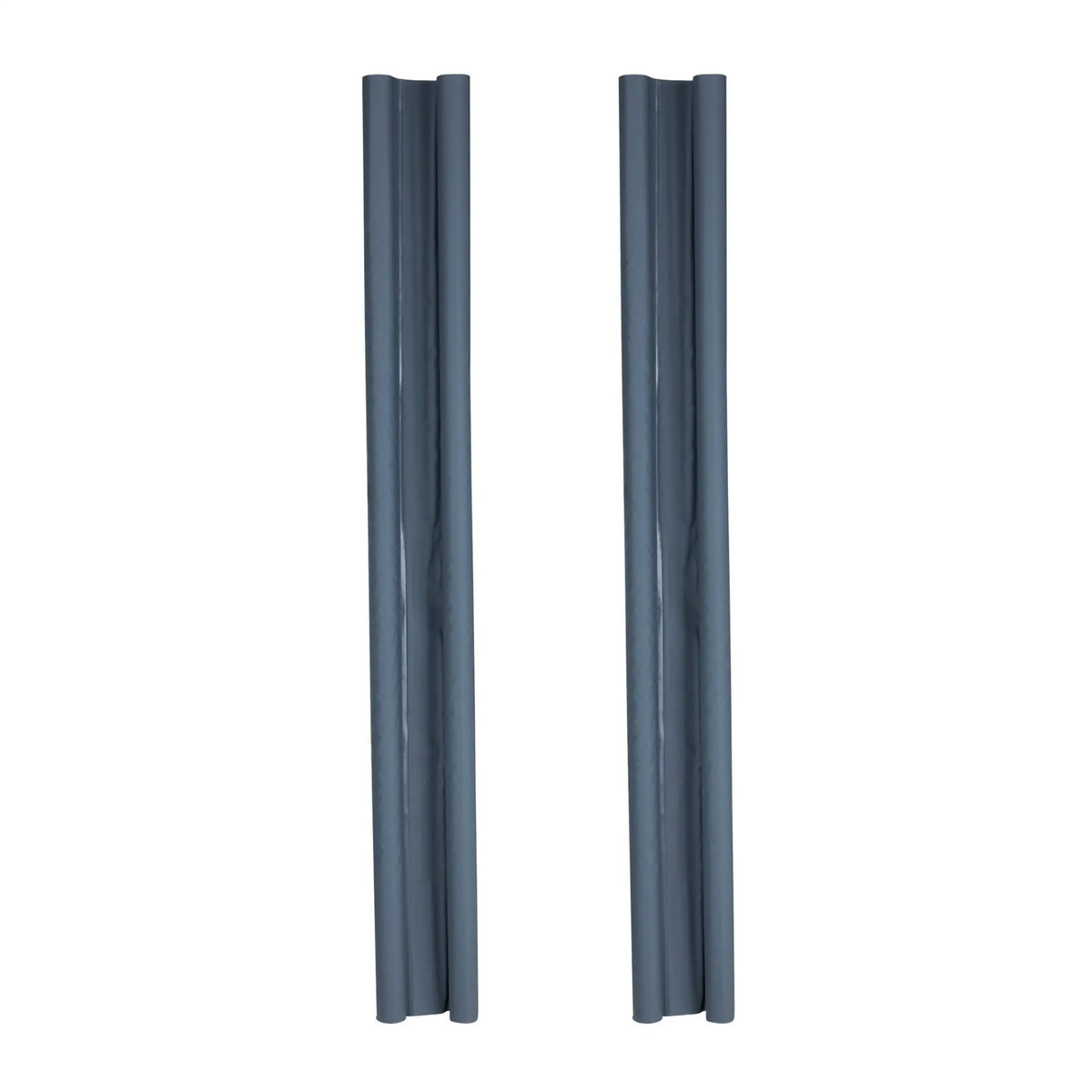 Zugluftstopper Doppeldichtung Türdichtung grau Energiesparend 2er SET 95 cm KÜRZBAR - Zugluftstopper