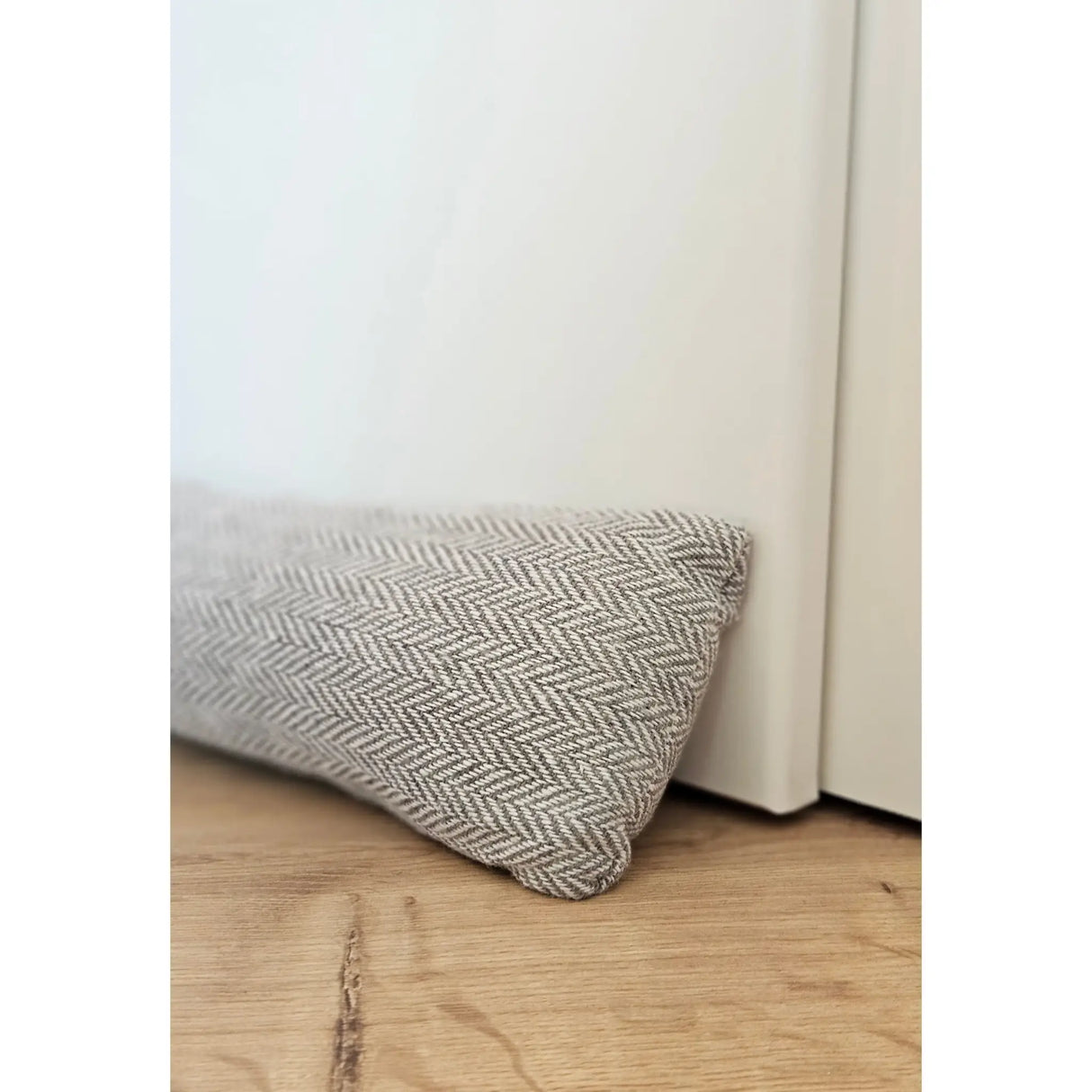 Zugluftstopper Windstopper Türdichtung Türvorleger Stern grau 90x10 cm - Zugluftstopper