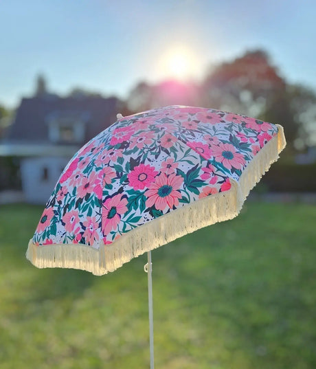 Sonnenschirm in der Sonne