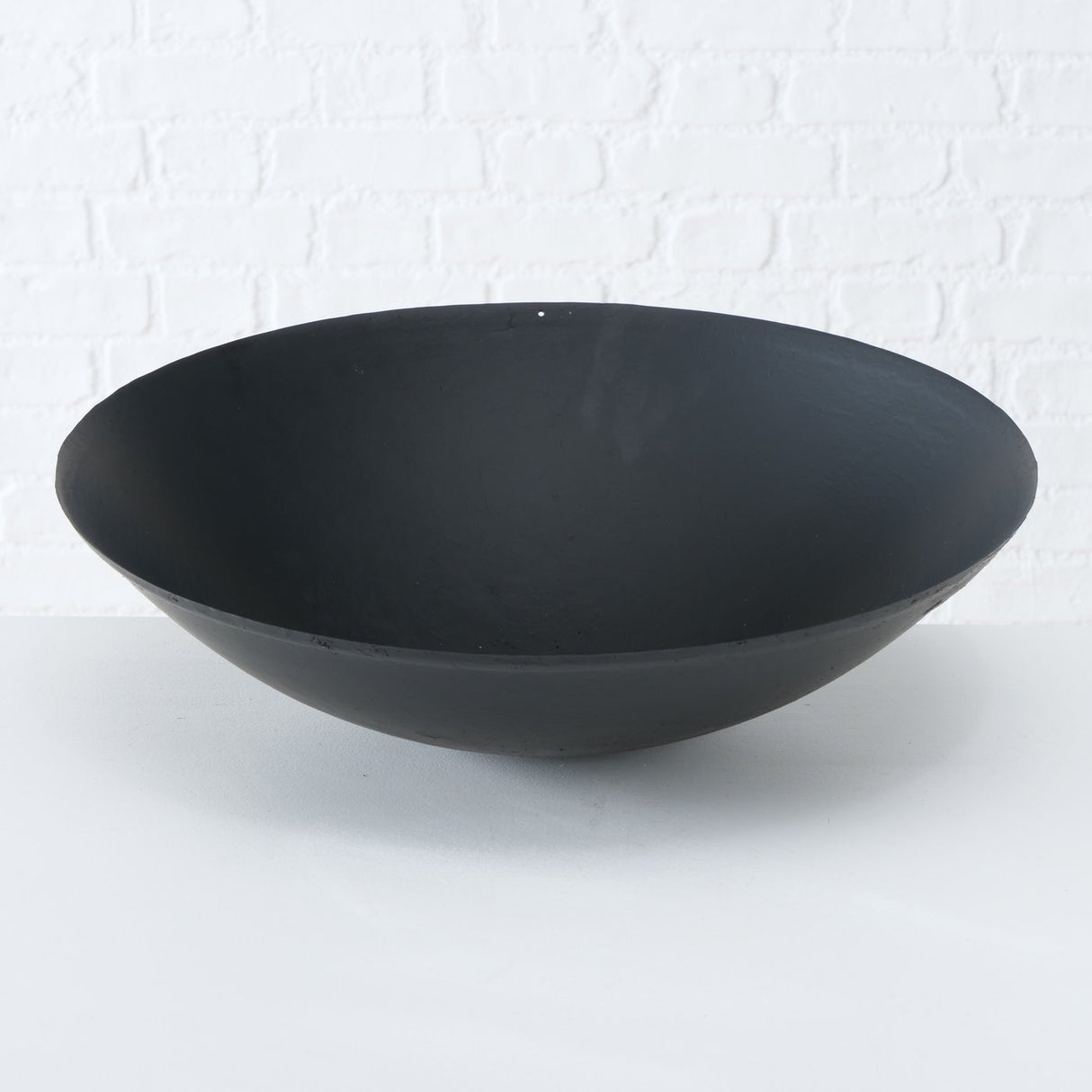 Feuerschale Ø 47 cm Feuerkorb Eisen Metall schwarz Schale Feuer Feuerstelle