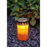Grabkerzen LED Grablichter Grablicht Grabkerze Friedhofskerze Batterie rot gold