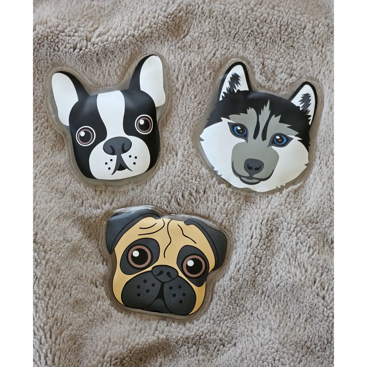 3 Handwärmer Taschenwärmer Taschenheizung Wärmekissen Wärmer Hund Katze 3er SET - Handwärmer