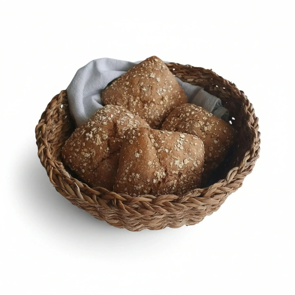 3 Körbe runder Korb Seegras Aufbewahrungskorb Dekokorb natur braun rund Körbche - 3er Seegras Korb Set