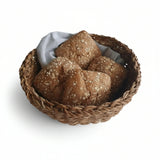 3 Körbe runder Korb Seegras Aufbewahrungskorb Dekokorb natur braun rund Körbche - 3er Seegras Korb Set