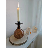 4 STÜCK Kerzenhalter für Flaschen Metall schwarz Kerze Flasche Stabkerzenhalter - Kerzenhalter