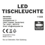Lamp LED without cable touch table lamp table lamp light wireless dimmable 