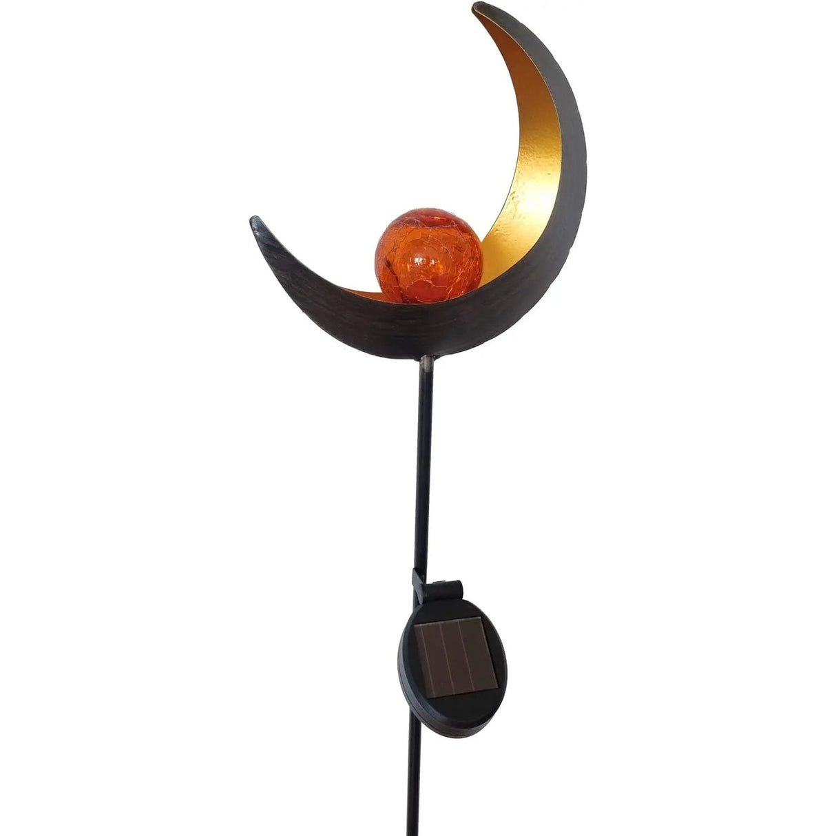 Solarleuchte SKY Solar Solarlampe schwarz Metall Höhe 90 cm Mond