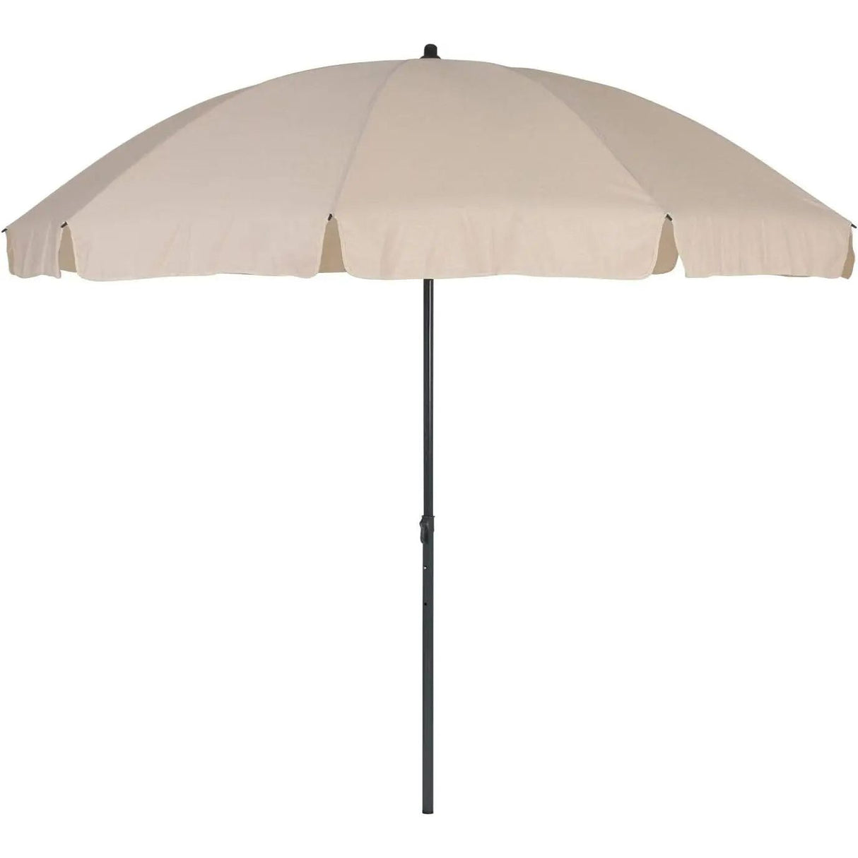 Sonnenschirm Balkonschirm rund beige 240 cm UV Schutz 35+
