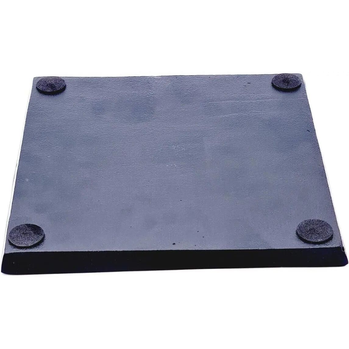 Dekoteller schwarz Dekoschale Metall Teller Schale Alu Deko 30x30 cm