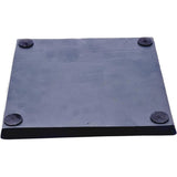 Dekoteller schwarz Dekoschale Metall Teller Schale Alu Deko 30x30 cm