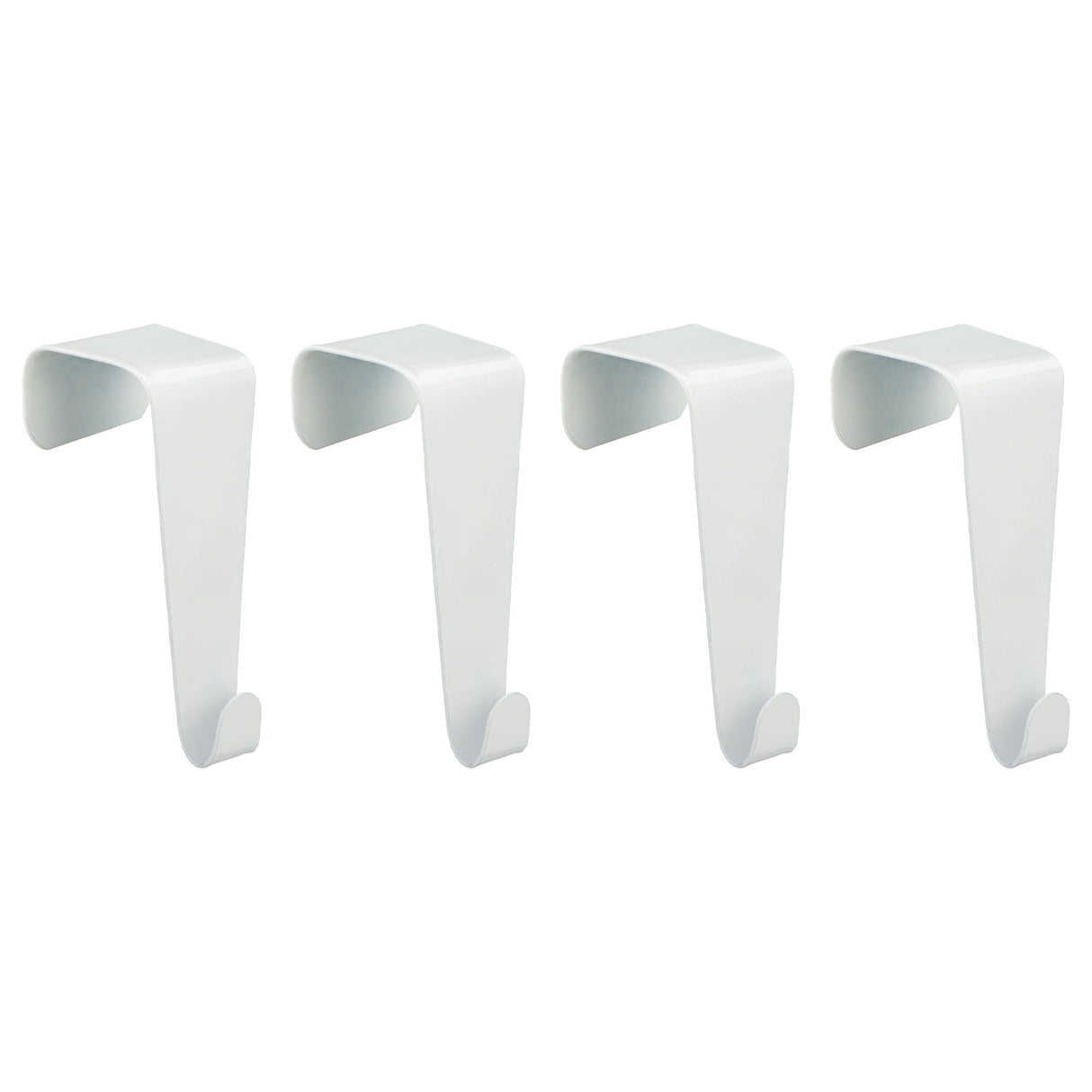 Hook door hook window hook for hanging white metal 8 piece set without drilling