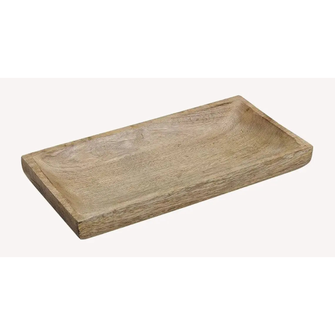 Tray wooden tray solid mango wood decorative bowl bowl mango wood 30 cm