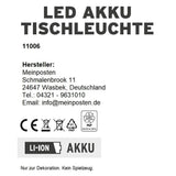 Lamp LED without cable touch table lamp table lamp light wireless dimmable 