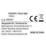 Grabkerzen LED Grablichter Grablicht Grabkerze Friedhofskerze Batterie rot gold