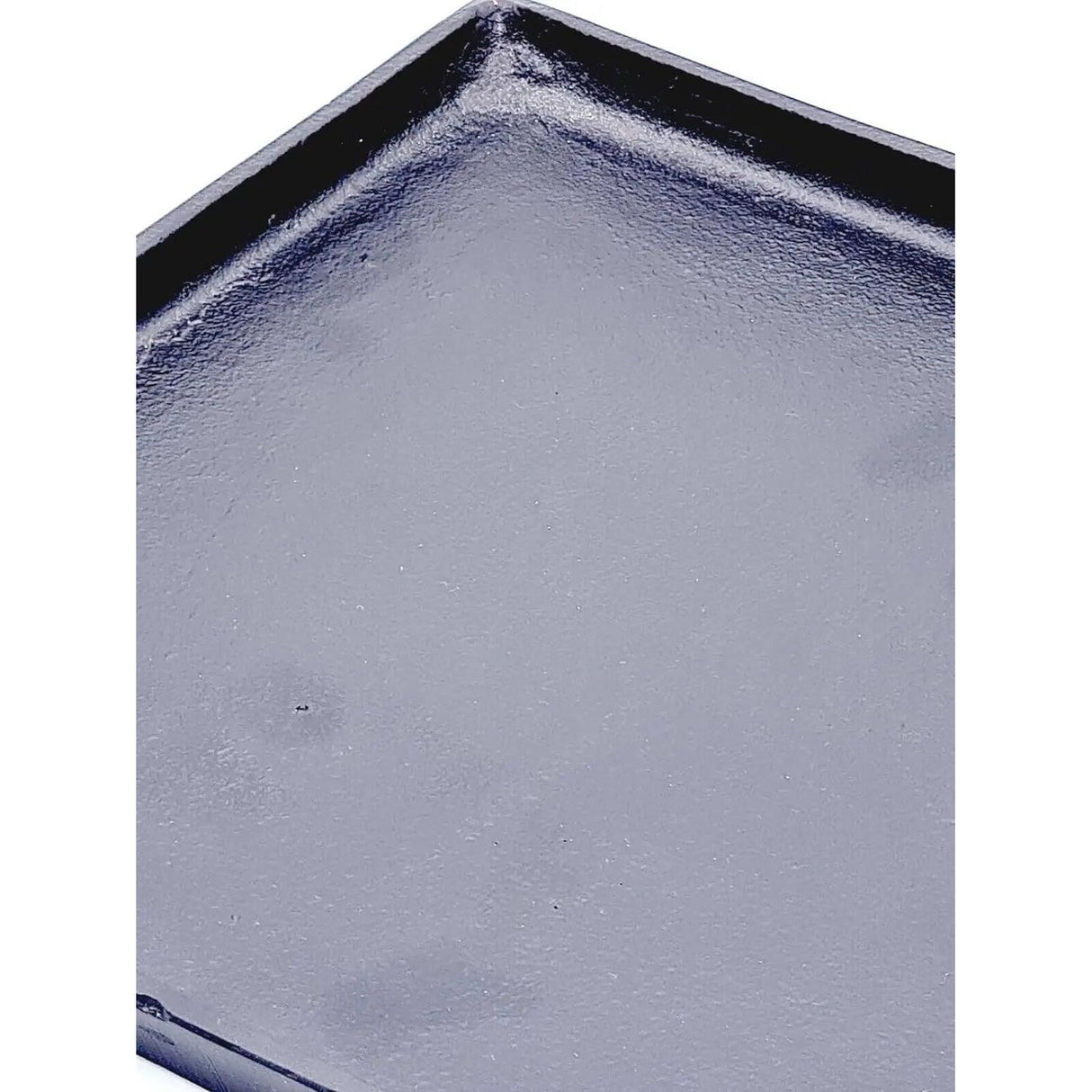 Dekoteller schwarz Dekoschale Metall Teller Schale Alu Deko 30x30 cm