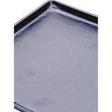 Dekoteller schwarz Dekoschale Metall Teller Schale Alu Deko 30x30 cm