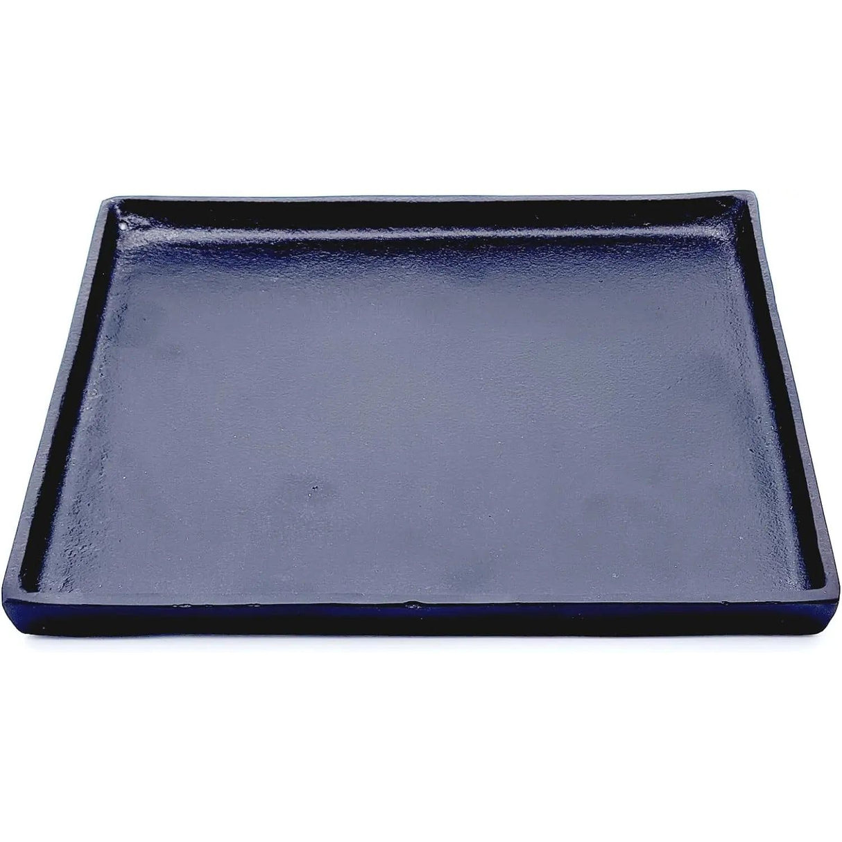 Dekoteller schwarz Dekoschale Metall Teller Schale Alu Deko 30x30 cm