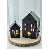 House metal black decoration myposten 3 set lanterns wind light