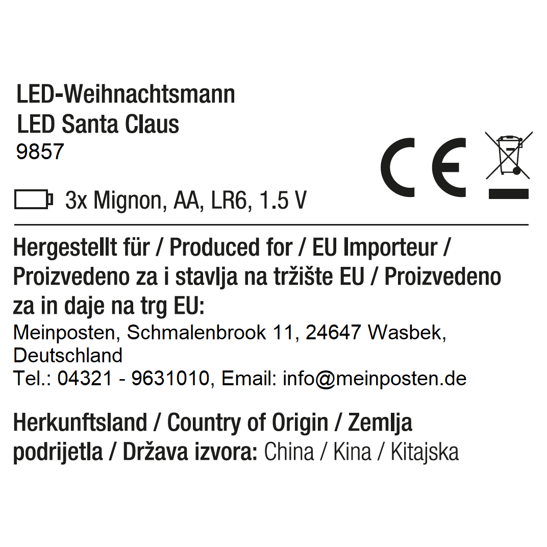 Weihnachtsstadt LED warmweiß Weihnachtsdeko Stadt Dorf Weihnachtsdorf 10 tlg.
