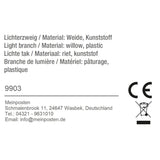 Lichterzweige LED warmweiß Weide Lichterkette Lichterzweig Timer Höhe 100 cm