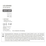 Sternenvorhang Sternvorhang LED warmweiß Lichtervorhang Lichterkette 120x160 cm