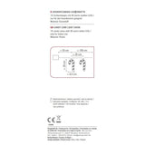 Lichterkette 180 cm Zuckerstangen LED Batterie warmweiß Weihnachtsbeleuchtung