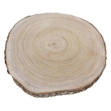 Wooden board tree disc wooden board table decoration tray decorative wooden plate Ø 30 cm