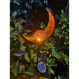 Solarleuchte SKY Solar Solarlampe schwarz Metall Höhe 90 cm Mond