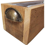 Pflanzkasten Holz rustikal Pflanzkiste Deko Holzkasten Blumenkasten Landhaus