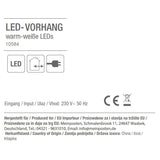 Lichterkette Weihnachtsdeko Tannenbaum Stern 138 LED Innen  Außen Sternenvorhang