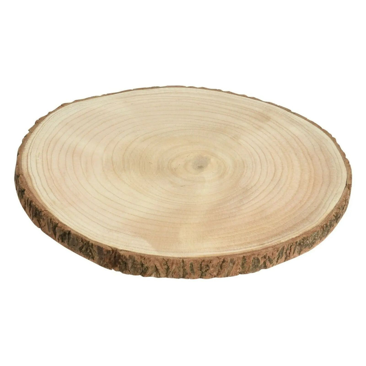 Dekobrett Baumscheibe Holz Holzbrett Brett Tablett Tischdeko Holzscheibe Ø 30 cm