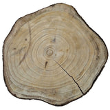 Baumscheibe Dekobrett Holz Holzbrett Brett Teller Tablett Deko Ø 34-42 cm B-WARE