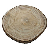 Baumscheibe Dekobrett Holz Holzbrett Brett Teller Tablett Deko Ø 34-42 cm B-WARE