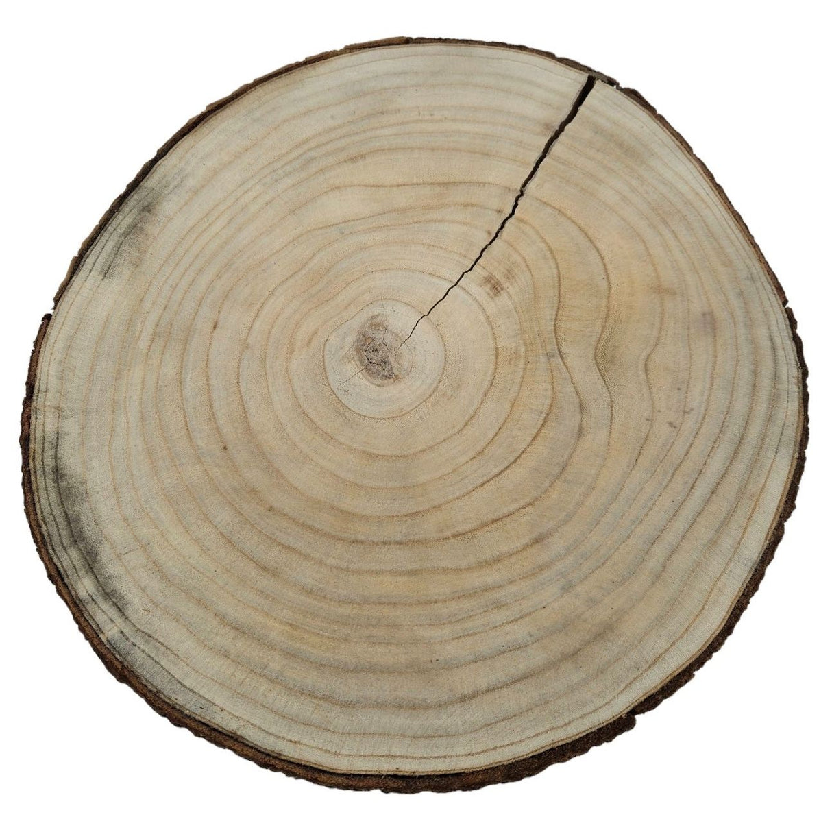 Baumscheibe Dekobrett Holz Holzbrett Brett Teller Tablett Deko Ø 34-42 cm B-WARE
