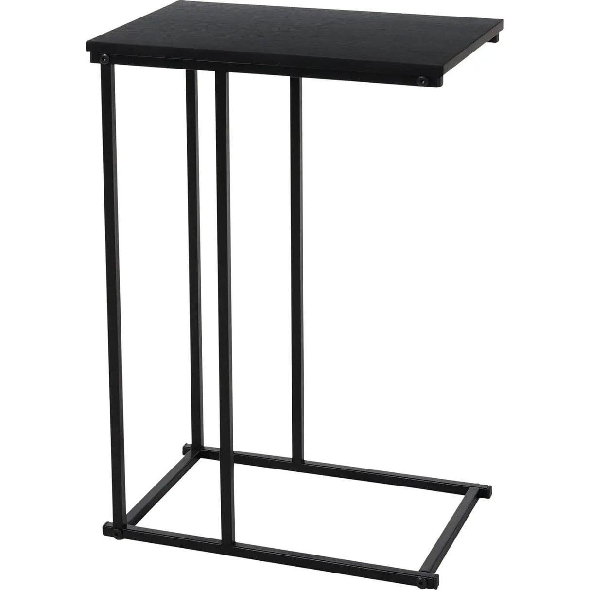 Beistelltisch Butler schwarz Metall 40x26x58 cm hoch