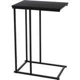 Beistelltisch Butler schwarz Metall 40x26x58 cm hoch
