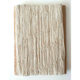 Decorative net fishing net maritime 1x2 m white natural cotton decorative net 100x200 cm