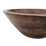 Holzschale Mango Holz Schale Dekoschale Brotschale Mangoholz Ø 30 x Höhe 9,5 cm
